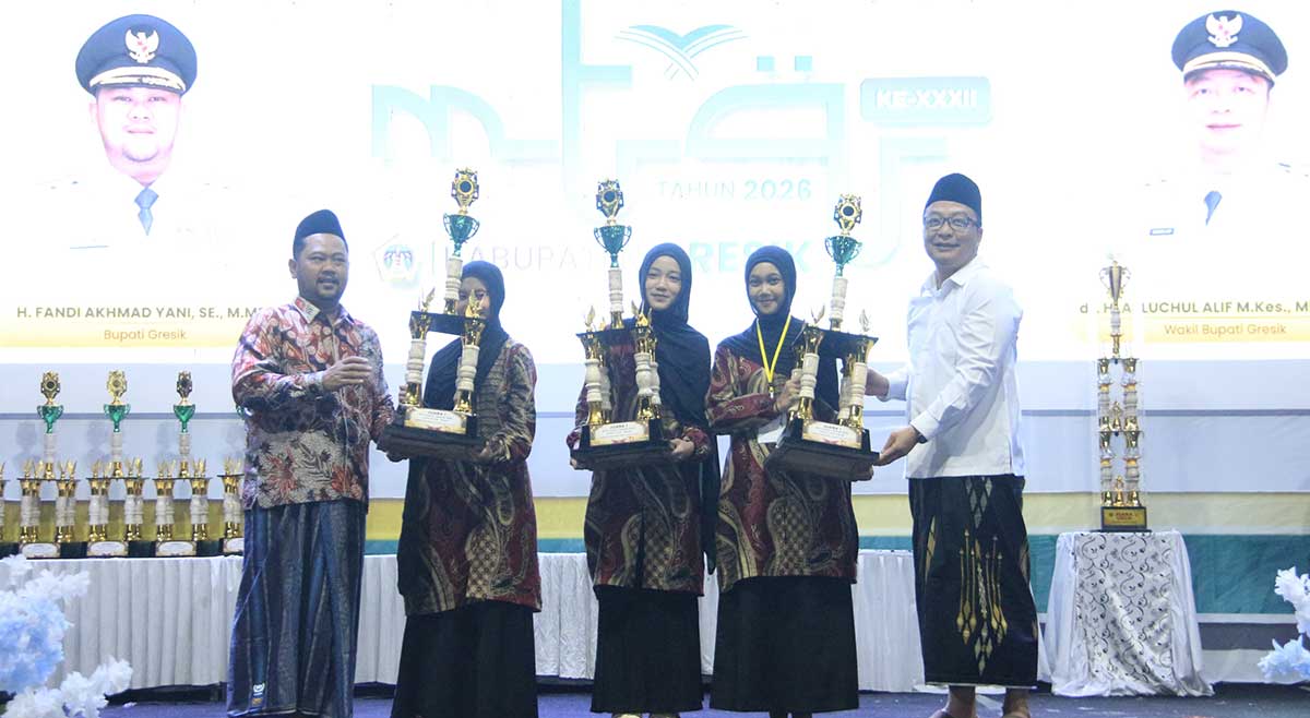 Cetak Hat-trick, Kecamatan Bungah Kembali Sabet Juara Umum MTQ ke-32 Kabupaten Gresik